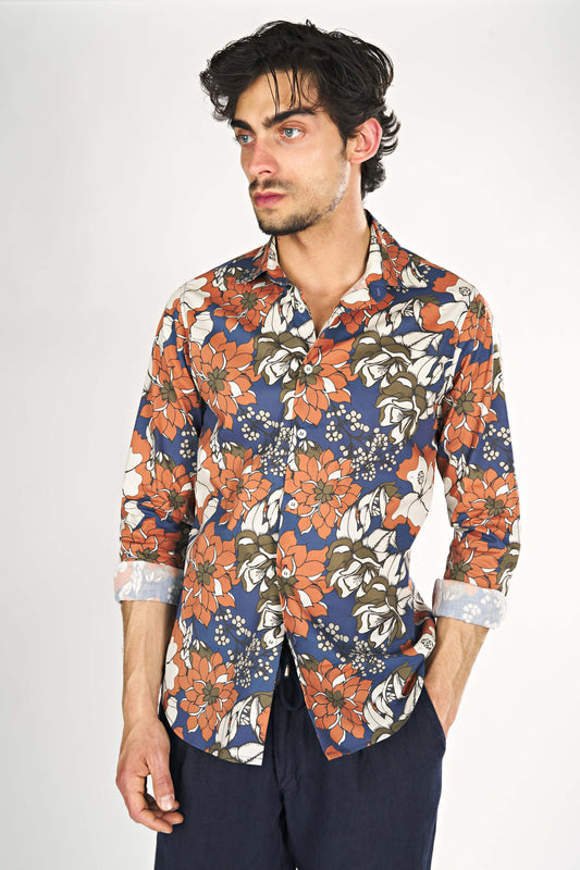 All-Over Printed Cotton Shirt