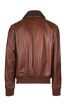 Leather Shearling Bomber Jacket - MONTEZEMOLO